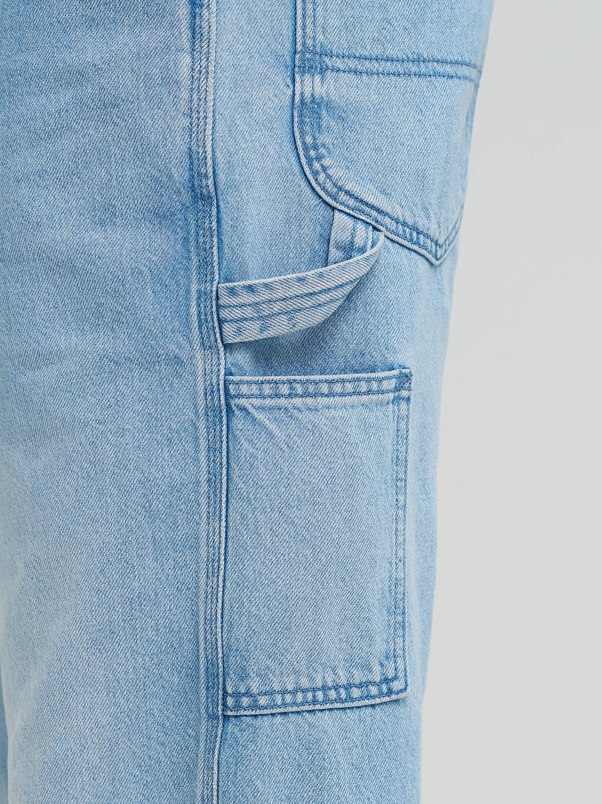 Men's Relaxed Straight Button Fly Bib Overall - view 7