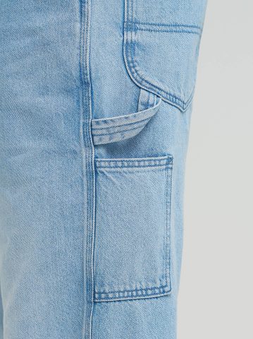 Men's Relaxed Straight Button Fly Bib Overall