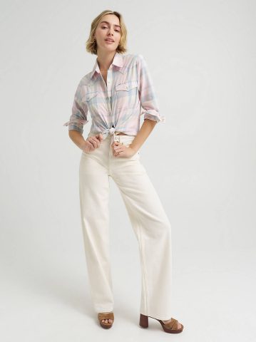 Women's Plaid Western Snap Front Shirt — alternate view