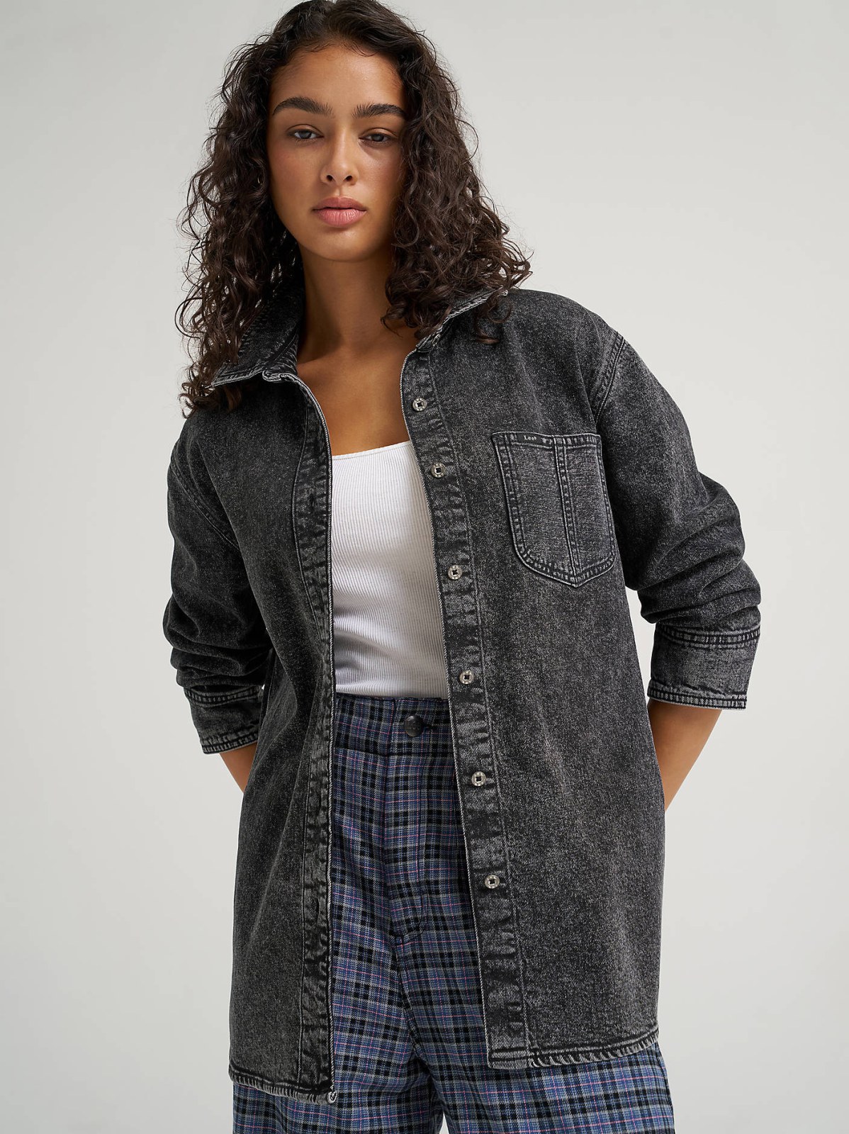 Women's Oversized Button Up Shirt