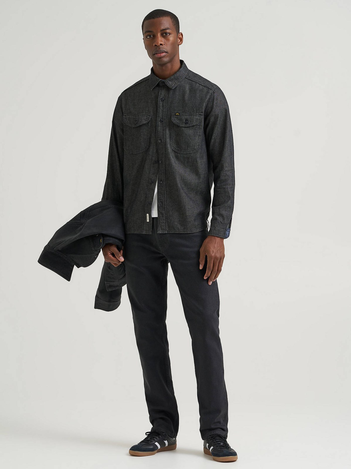 Men's Lee 101 70s Denim Overshirt - view 7
