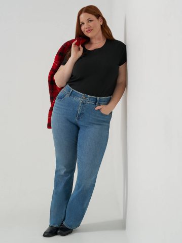 Women's Ultra Lux Comfort with Flex Motion Bootcut Jean (Plus)