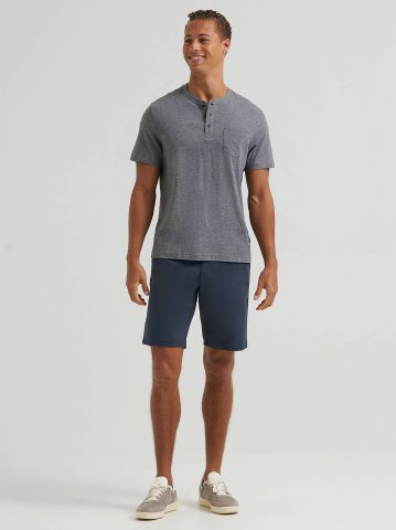 Men's Short Sleeve Jersey Henley