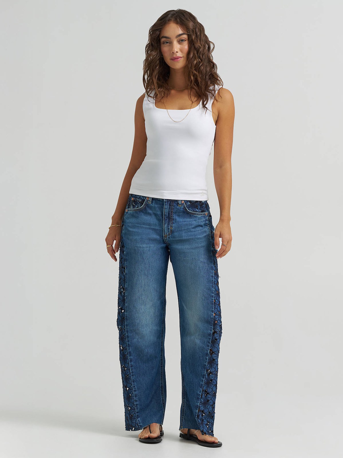 Women's Solid Square Neck Tank Top - view 3