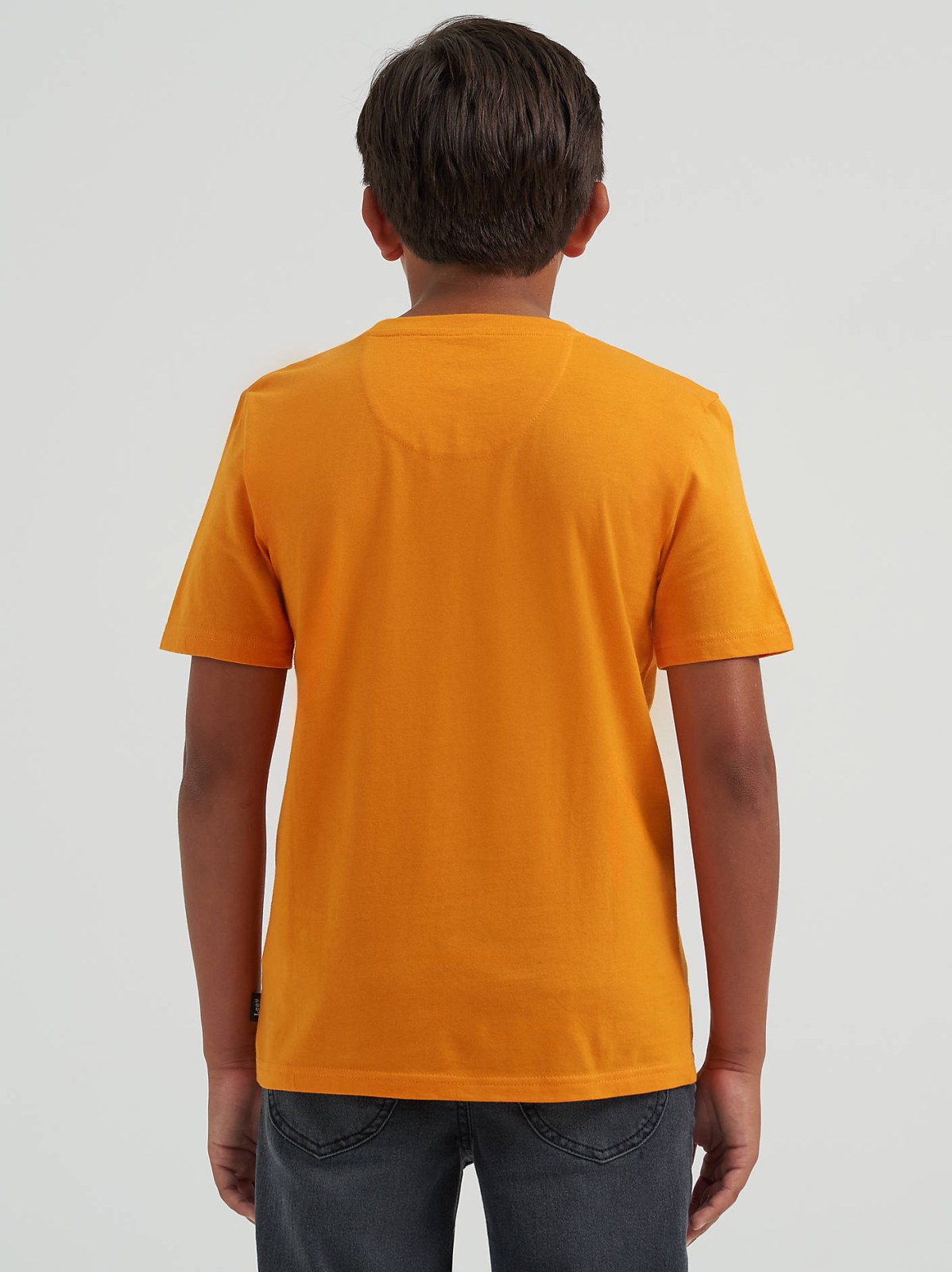 Boy's Split Square Logo Tee - view 2