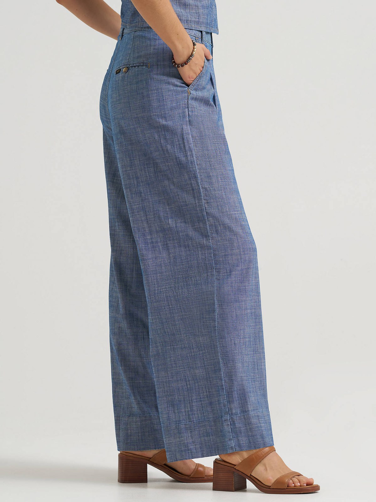 Women's Loose Pleated Trouser Pant - view 5
