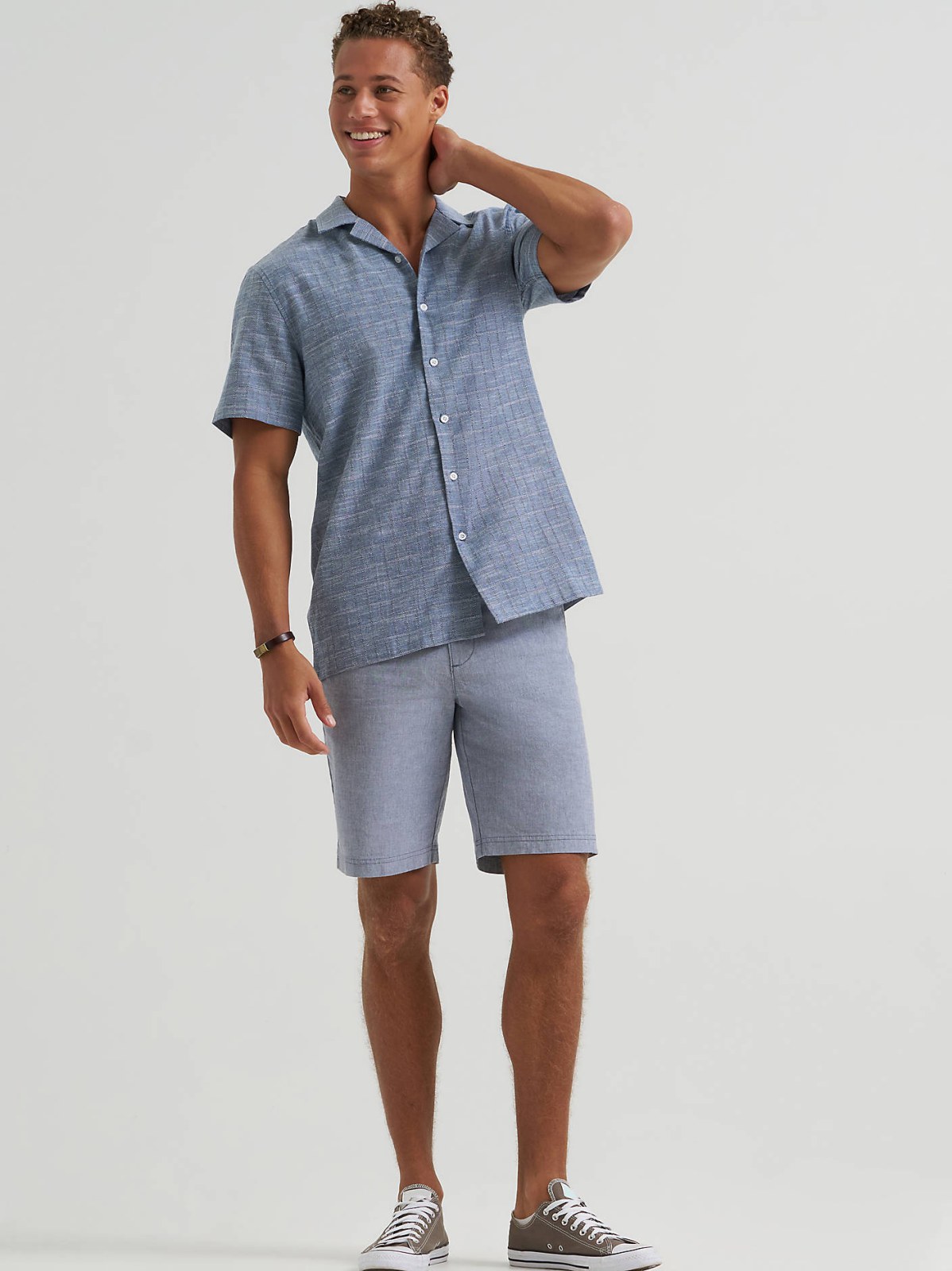 Men's Dobby Slub Camp Shirt - view 4