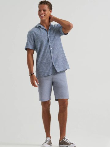Men's Dobby Slub Camp Shirt