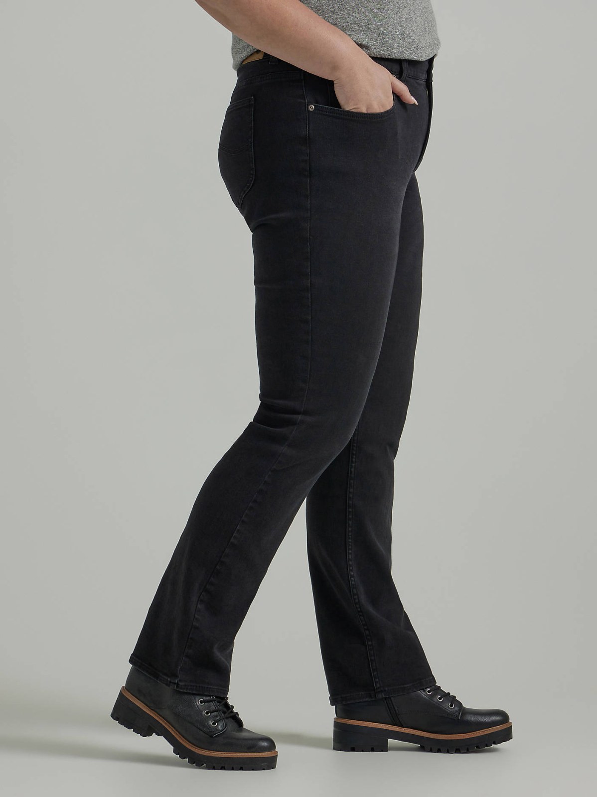Women's Ultra Lux Comfort with Flex Motion Straight Jean (Plus) - view 4
