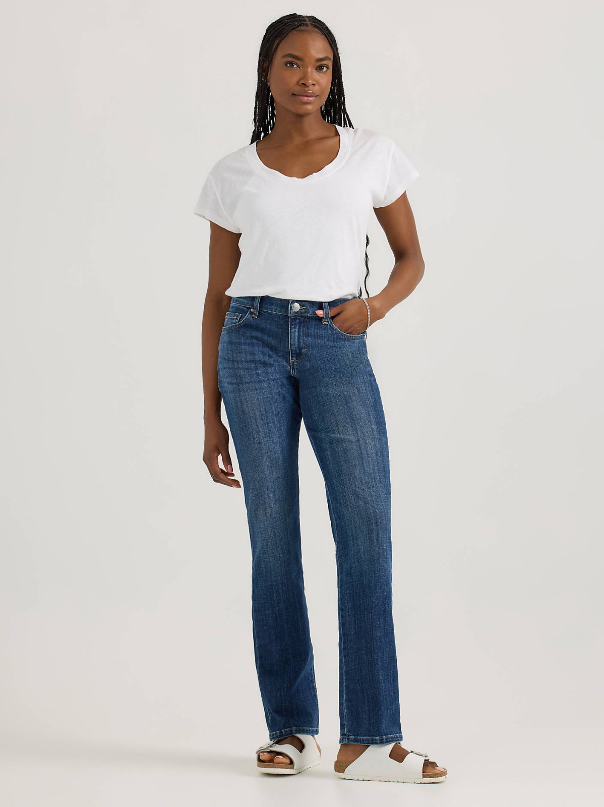 Women’s Stretch Relaxed Fit Straight Leg Jean
