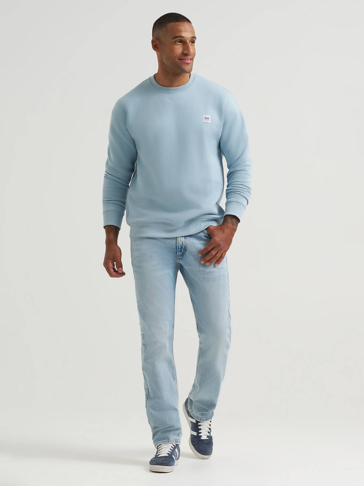 Men's Relaxed Fit Essential Workwear Sweatshirt - view 4