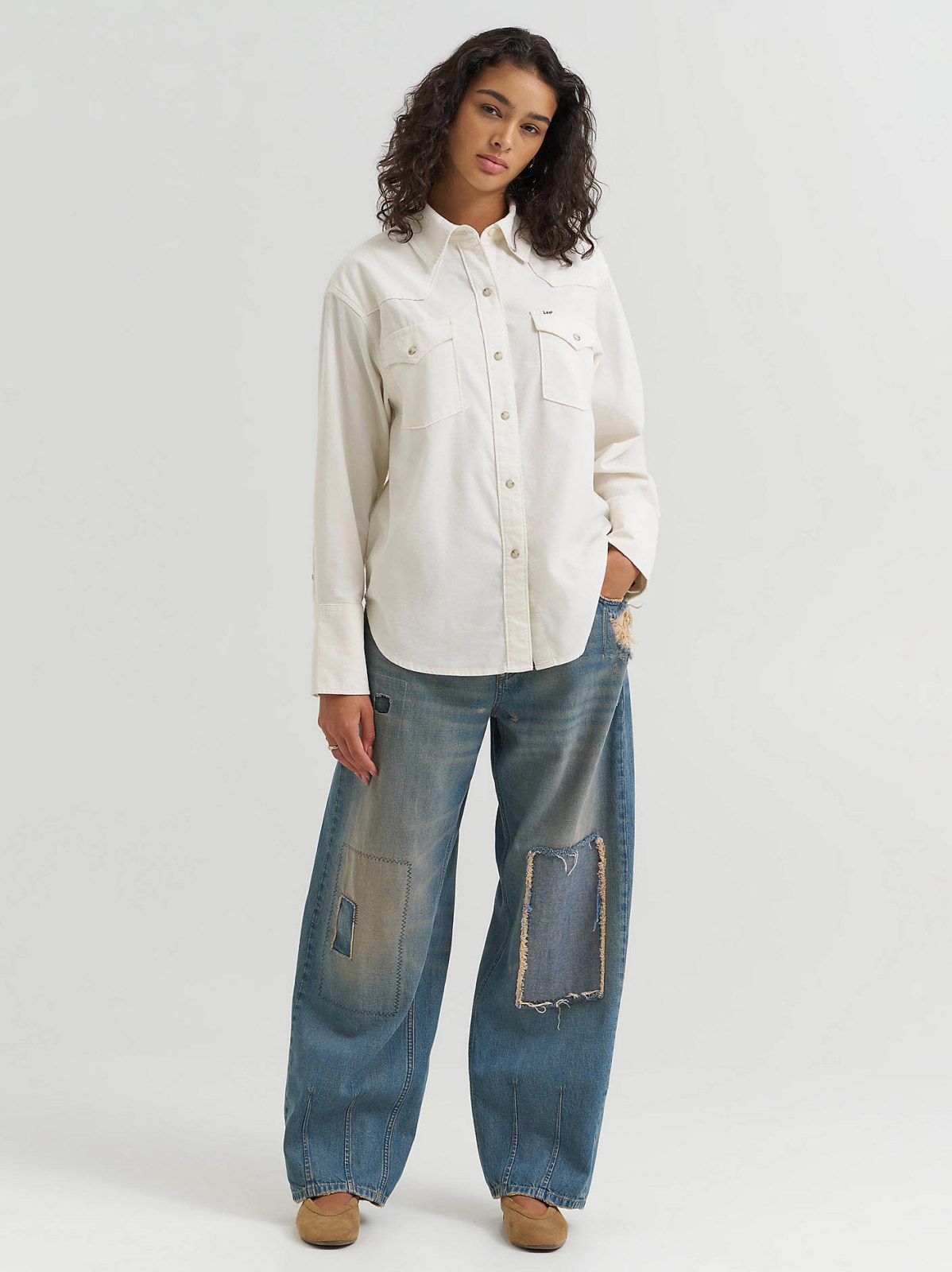 Women's Relaxed Essential Western Shirt - view 6