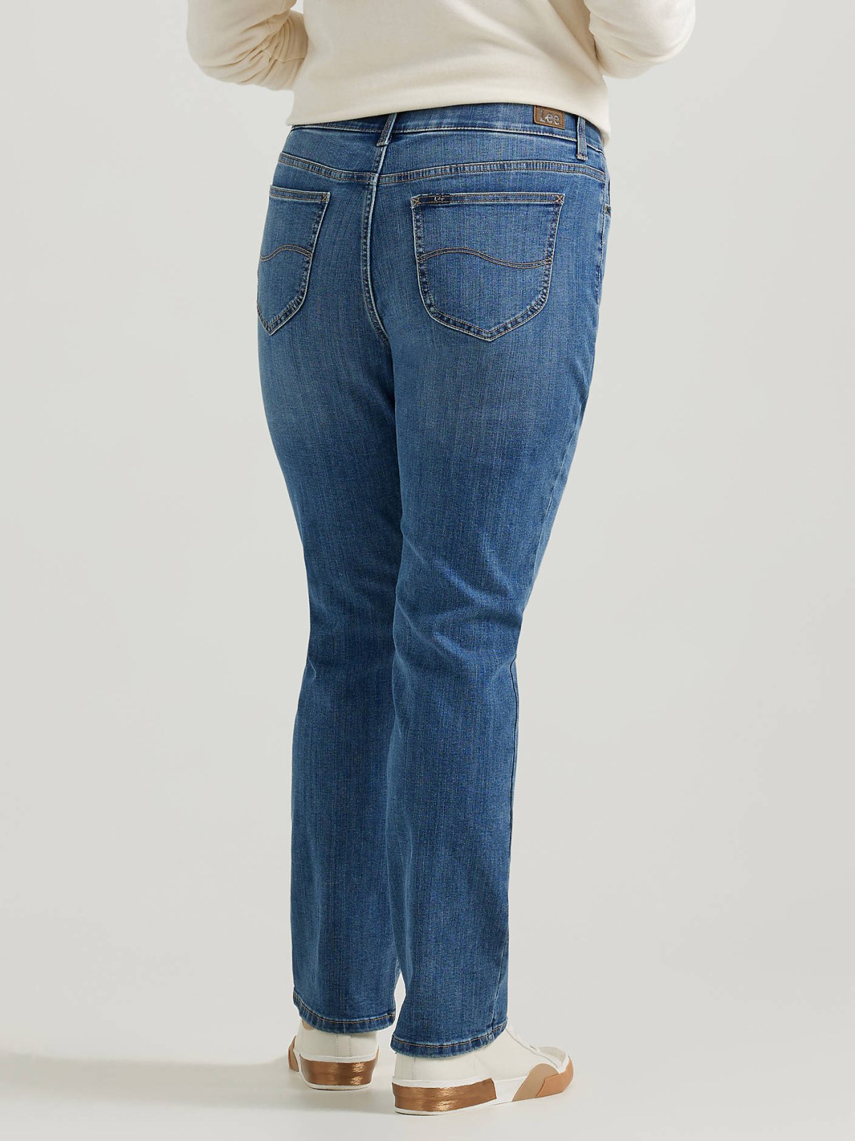 Women's Ultra Lux Comfort with Flex Motion Straight Jean (Plus) - view 3