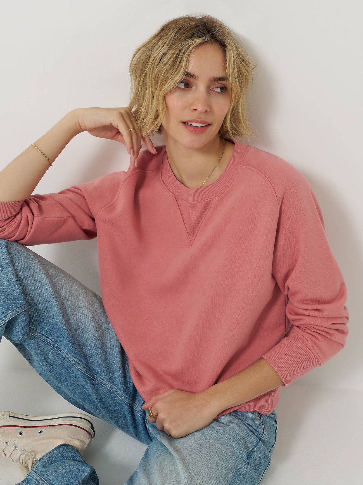 Women's Tonal Logo Raglan Sweatshirt - view 2