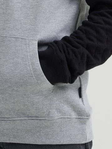 Boy's Quilted Raglan Fleece Hoodie