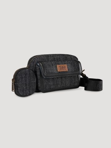 Women's Denim Canvas Belt Bag With Wallet