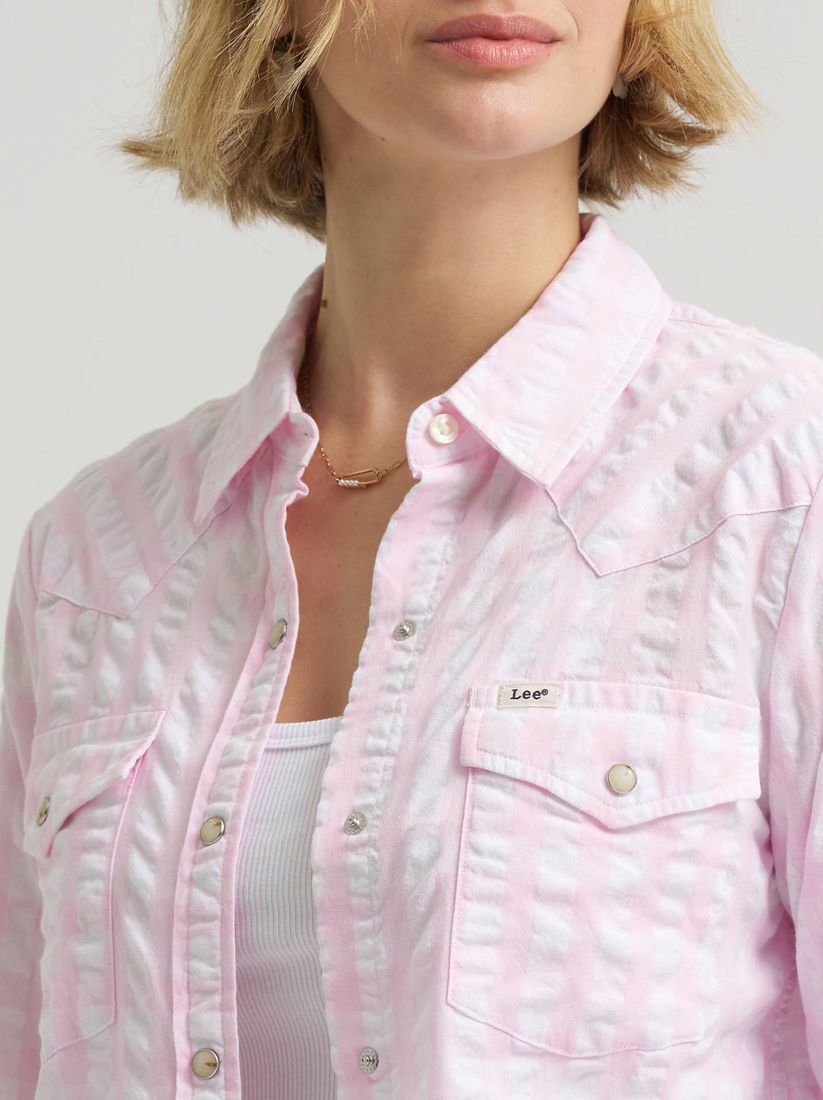 Women's Plaid Western Snap Front Shirt - view 5