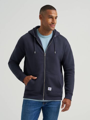 Men's Relaxed Fit Essential Workwear Full Zip Jacket Men's Relaxed Fit Essential Workwear Full Zip Jacket