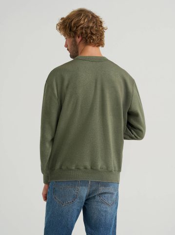 Men's Quilted Crew Sweatshirt