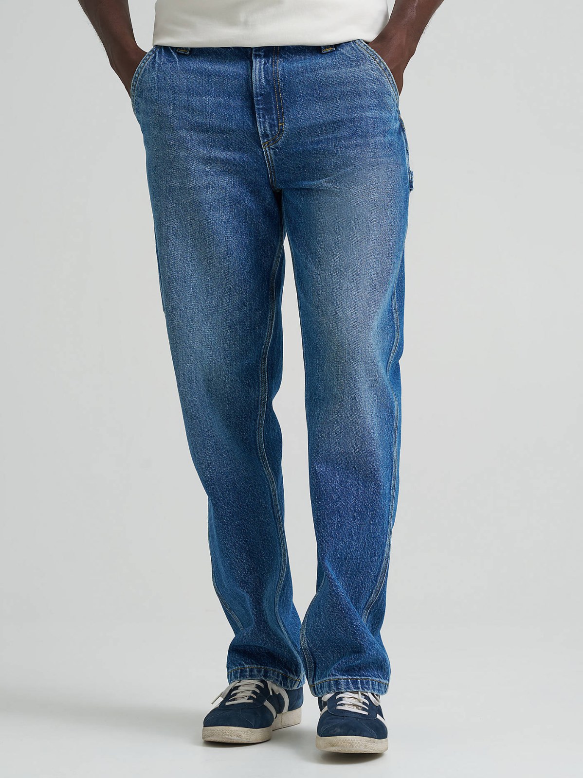 Men's 100% Cotton Loose Straight Carpenter Jean - view 2