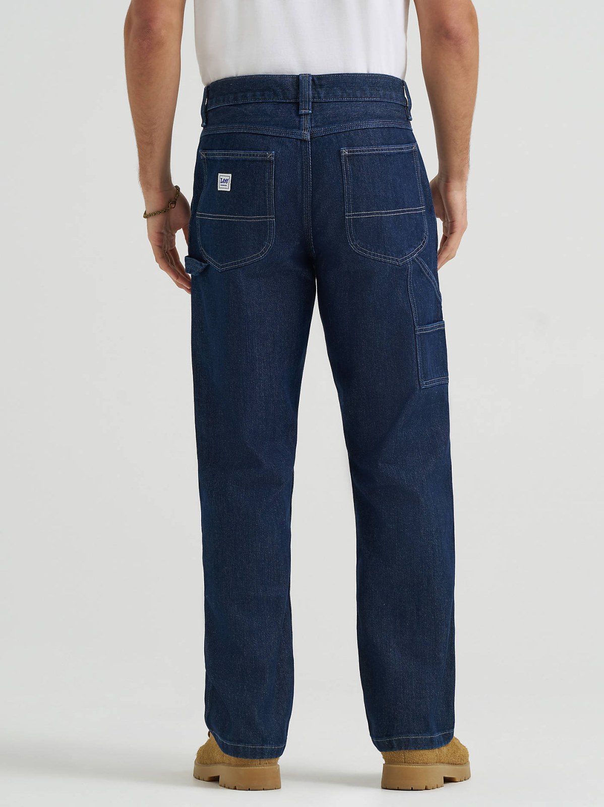 Men's 100% Cotton High Rise Loose Straight Carpenter Jean - view 3