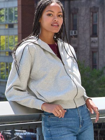 Women's Full Zip Solid Jacket Women's Full Zip Solid Jacket