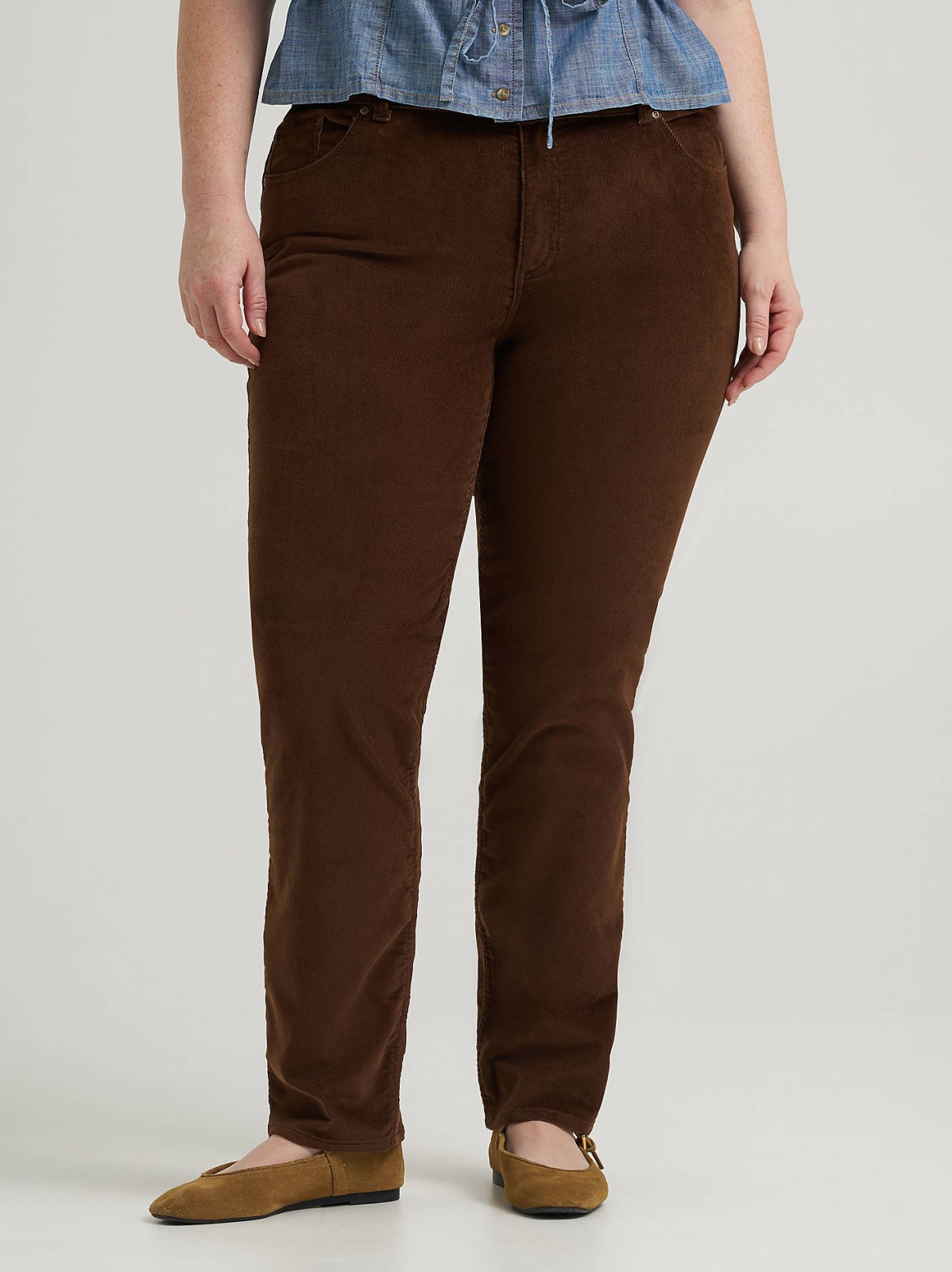 Women's Legendary Corduroy Straight Pant (Plus) - view 3