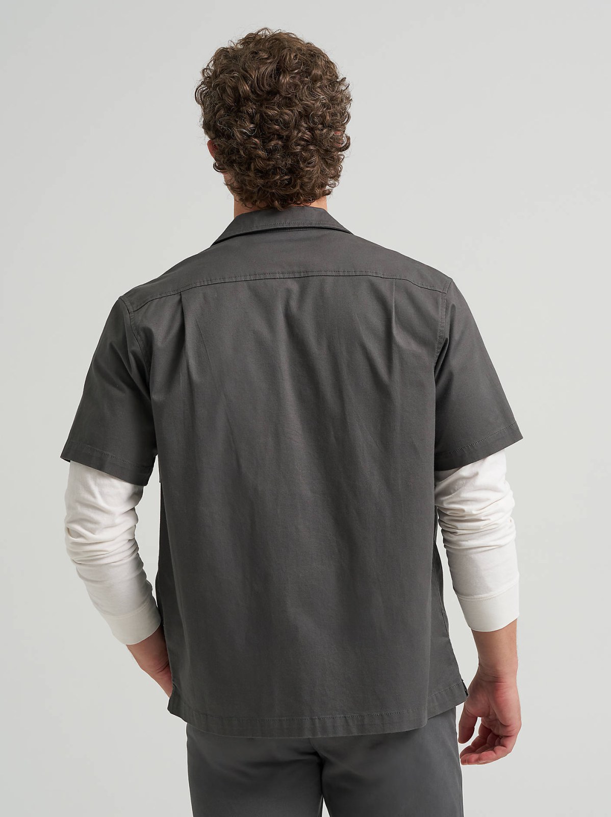 Men's Short Sleeve Relaxed Fit Button Down Workshirt - view 2