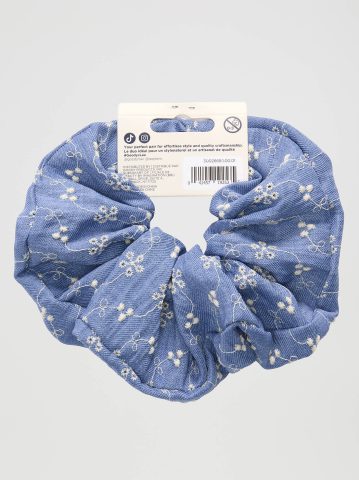 Women's Goody x Lee Large Denim Scrunchie, 1ct