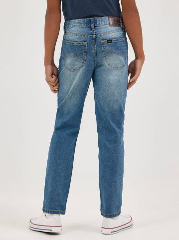Boy's Regular Straight Stretch Jean