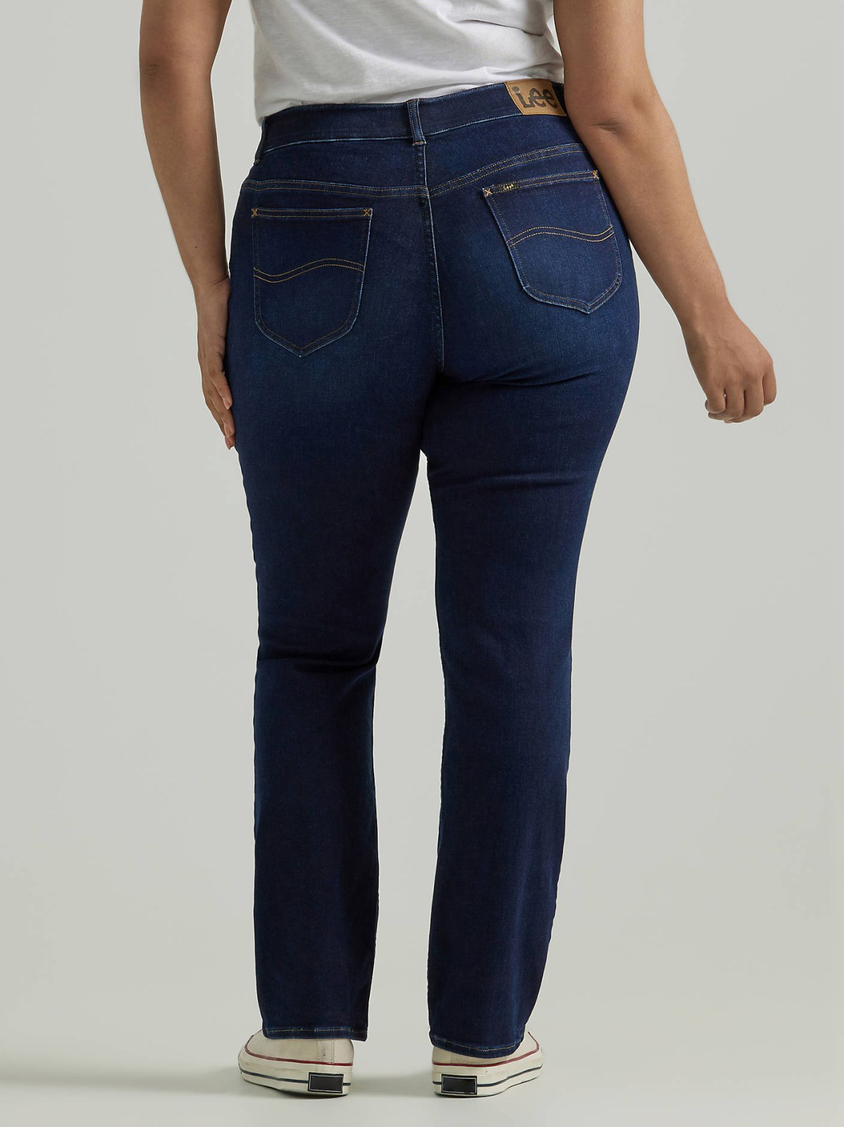 Women's Ultra Lux Comfort with Flex Motion Straight Jean (Plus) - view 3