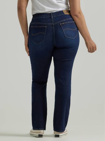 Women's Ultra Lux Comfort with Flex Motion Straight Jean (Plus)