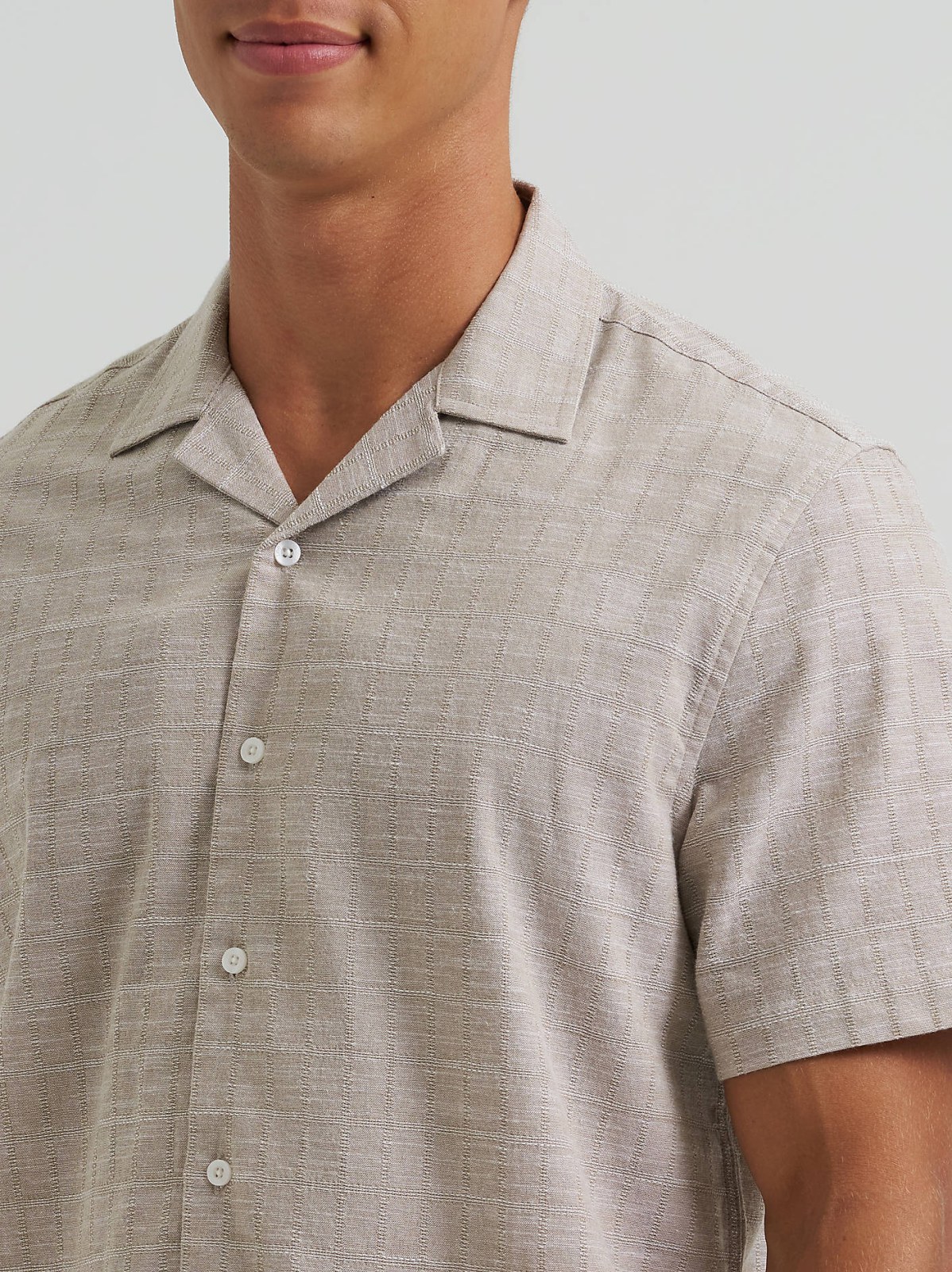 Men's Dobby Slub Camp Shirt - view 3