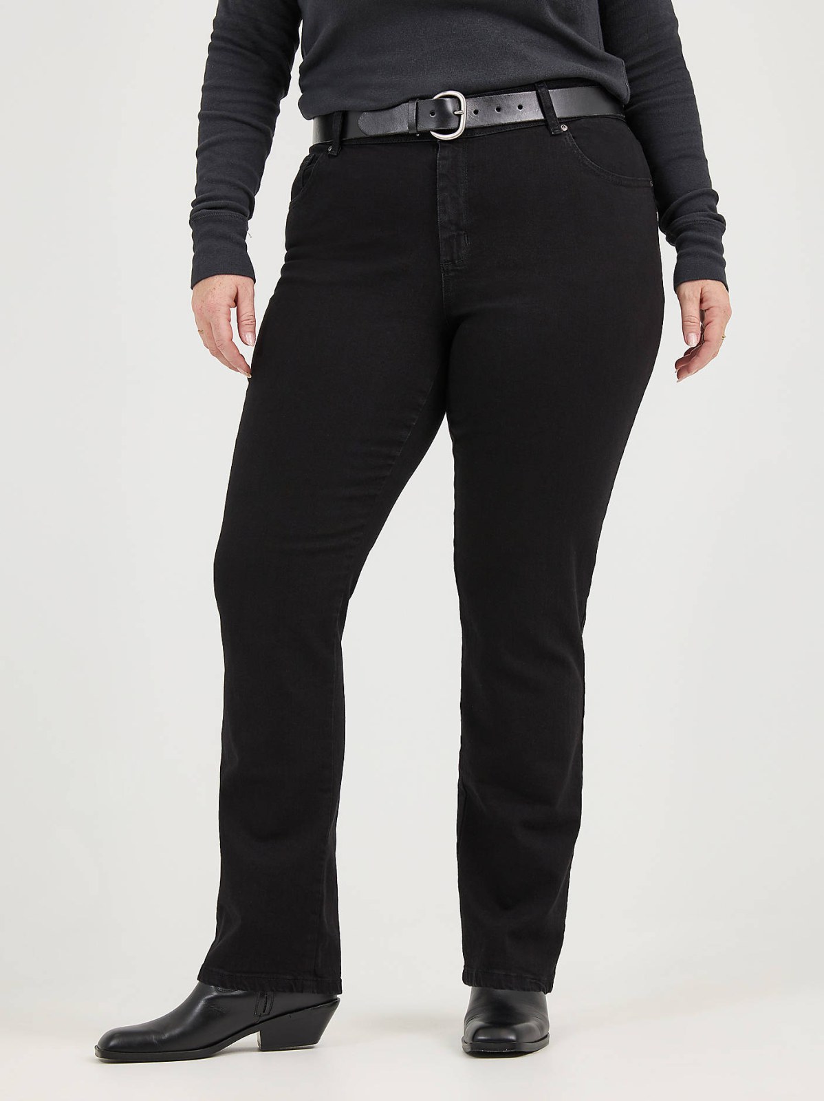 Women’s Stretch Relaxed Fit Straight Leg Jean (Plus) - view 2