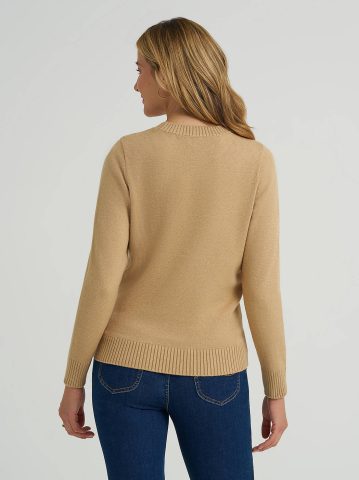 Women's Bow Print Sweater — alternate view