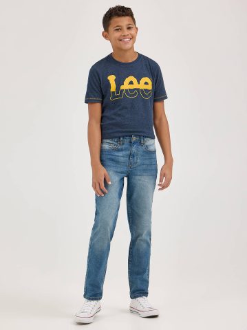 Boy's Regular Straight Stretch Jean