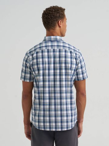 Men's One Pocket Plaid Button Down Shirt — alternate view