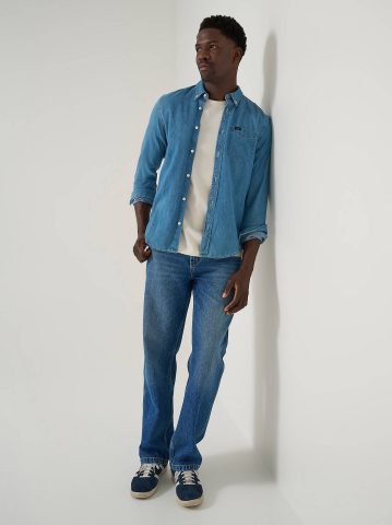 Men's 100% Cotton Loose Straight Carpenter Jean
