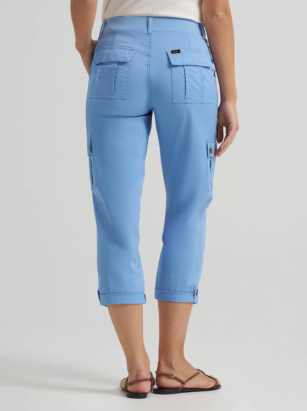 Women's Ultra Lux Comfort with Flex-to-Go Relaxed Fit Cargo Capri - view 3