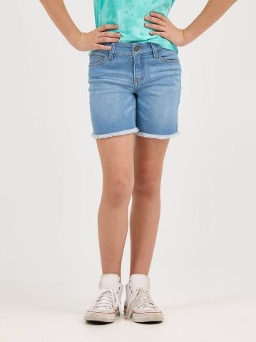 Girl's Midi Cut Off Short — alternate view