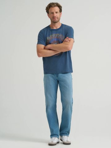 Men's Lee Relaxed Straight Jean with Comfort Stretch Men's Lee Relaxed Straight Jean with Comfort Stretch