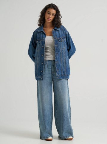 Women's Oversized Flannel Lined Rider™ Jacket