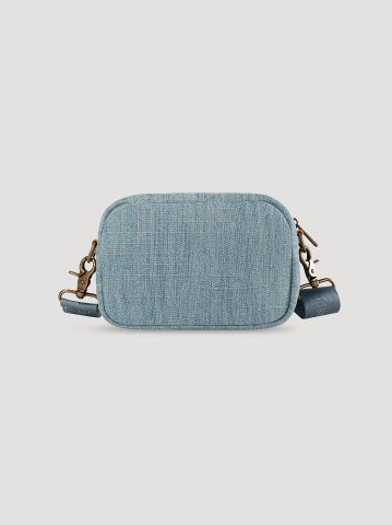 Women's Denim Canvas Belt Bag With Wallet