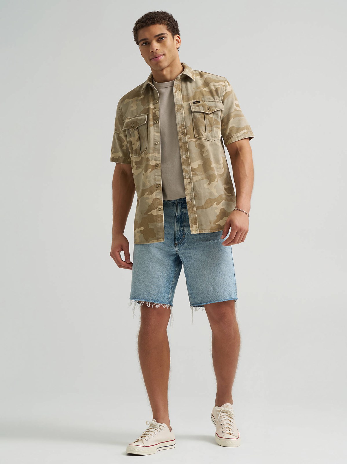 Men's 100% Cotton Loose Denim Short