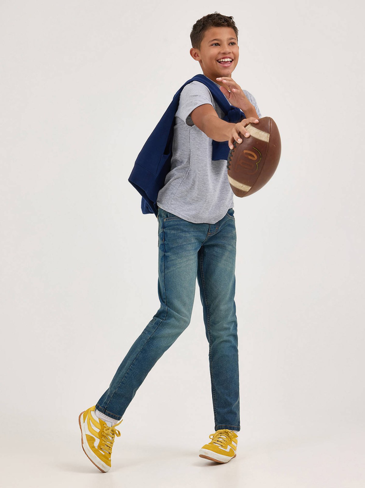 Boy's Slim Straight Stretch Jean - view 7