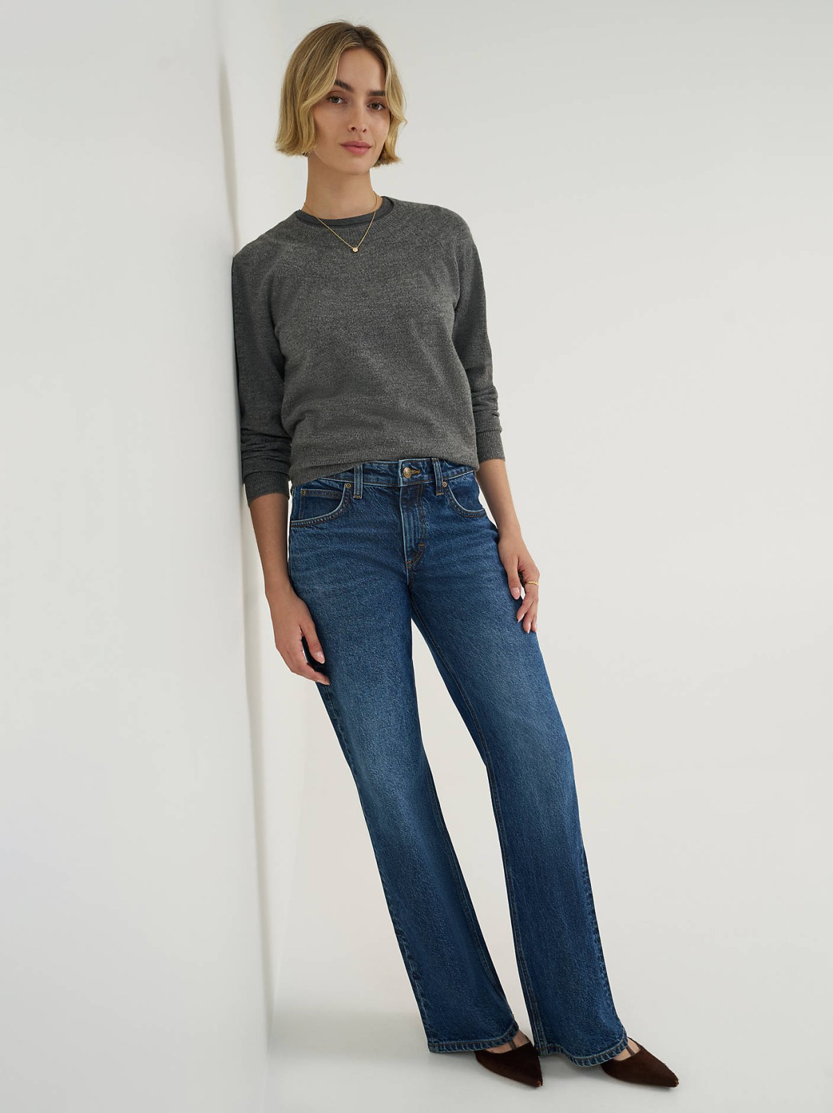 Women's Premium Bow Flare Jean