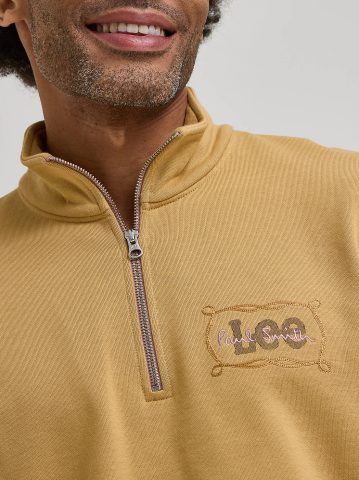 Men's Lee® x Paul Smith Quarter Zip Sweatshirt
