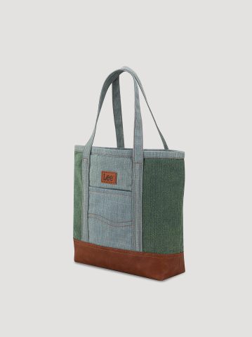 Women's Color Block Tote Bag