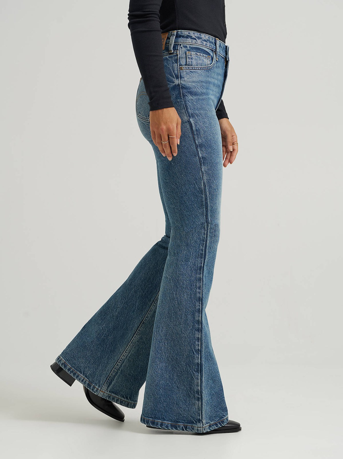 Women's High Rise Flare Jean - view 5