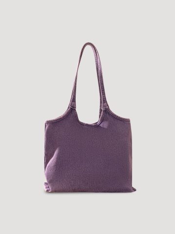 Women's Denim Canvas Tote Bag